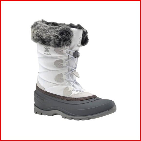 Waterproof Insulated Snow Boots with Bungee Lacing -40°F Winter Shoes